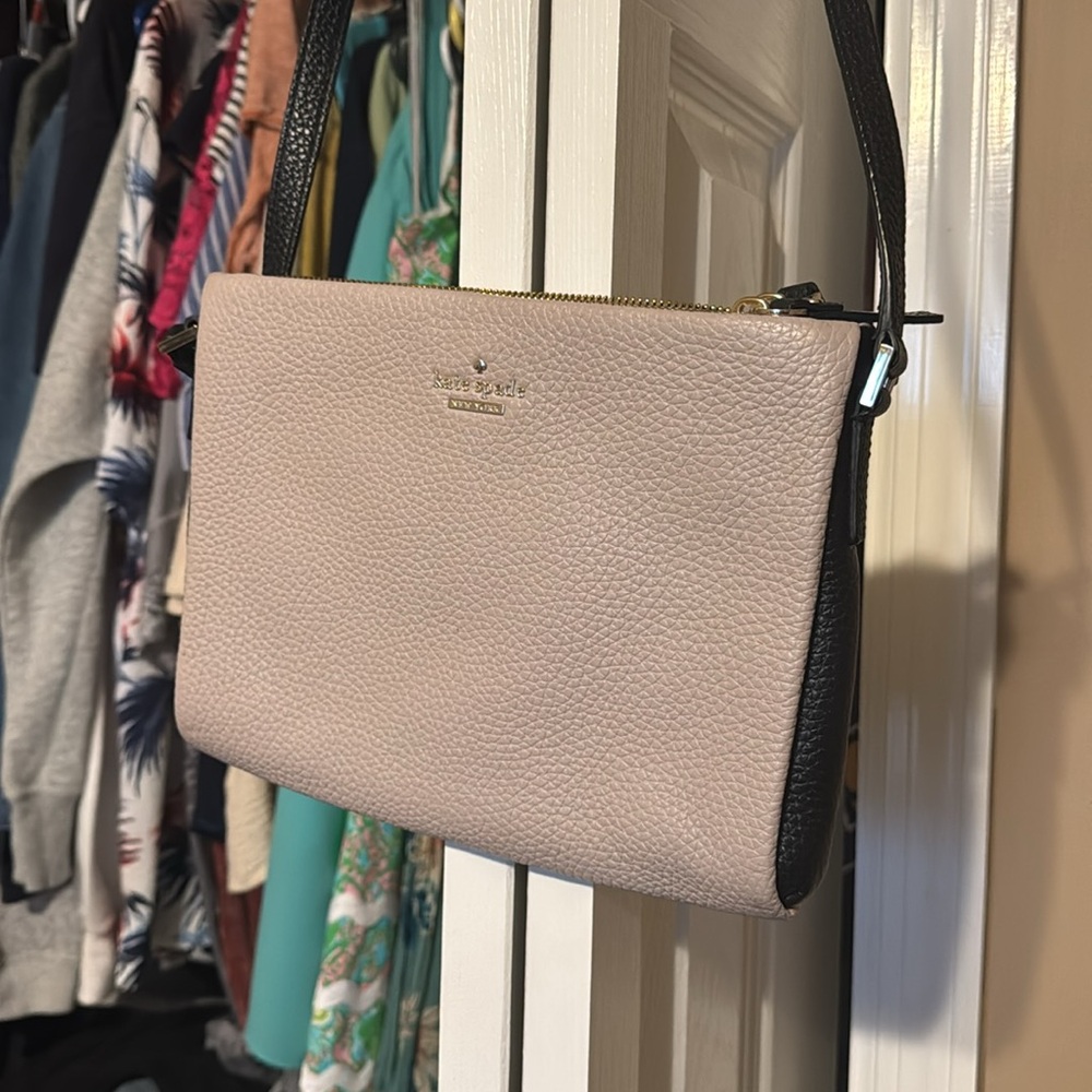 Stone/Black Kate Spade Crossbody Bag